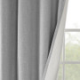 100% Polyester Printed Heathered Blackout Window Panel - Grey SS40-0028