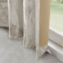 100% Polyester Printed Jacquard Grommet Top Total Blackout Window Panel - Grey SS40-0094