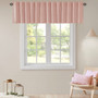 100% Cotton Jacquard Pom Pom Window Valance - Pink UH40-2174