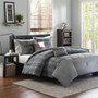 100% Polyester Peach Skin Printed 5Pcs Comforter Set - Full/Queen ID10-177