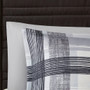 100% Polyester Microfiber Printed Plaid 5Pcs Comforter Set - Full/Queen ID10-1330