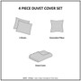 100% Polyester Velvet Duvet Cover Set - Full/Queen ID12-1783