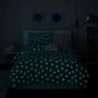 100% Polyester Printed Comforter Set W/ Luminescent Knocked - Twin MZK10-201