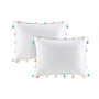100% Polyester Brushed Comforter Set W/ Tassel - Full/Queen MZK10-169