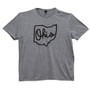 Ohio T-Shirt Heather Graphite Xxl GL22XXL By CWI Gifts