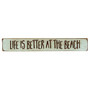 Life Is Better At The Beach Engraved Block 12" G8333 By CWI Gifts