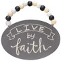 Faith Over Fear Beaded Ornament 4 Asstd. (Pack Of 4)