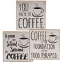 You Had Me At Coffee Block 3 Asstd (Pack Of 3).