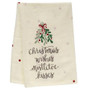 Mistletoe Kisses Dish Towel