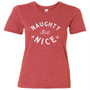 Naughty But Nice T-Shirt Heather Red Xxl GL01XXL By CWI Gifts