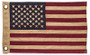 Burlap Usa Flag - 28"