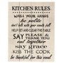 Kitchen Rules Pallet Art GBF020 By CWI Gifts