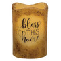 Bless This Home Timer Pillar G84627 By CWI Gifts
