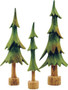 3/Set, Resin Pine Trees
