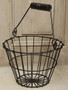 Black Wire Egg Basket