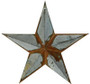 Rusty Galvanized Star - 12" (5 Pack)
