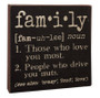 Definition Sign - Family (5 Pack)