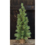 Skinny Long Needle Pine Tree With Burlap Base 6'