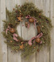 Rustic Holiday Pine Wreath - 12"