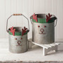 (Set Of 2) Reindeer Buckets