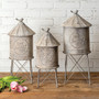 (Set Of 3) Silo Containers