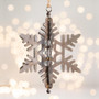Blizzard Snowflake Ornament (Pack Of 2)