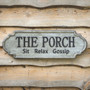 Galvanized "The Porch" Metal Sign