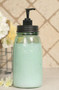 Quart Mason Jar Soap Dispenser - Black Lid