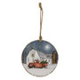 Wintry Weather Round Ornament G19NK021