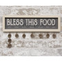Bless This Food Shiplap Framed Sign W/ Tags G34960