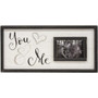 You & Me Framed Sign With Picture Frame 12X24 G13411