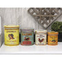`+4/Set Nesting Vintage Look Kitchen Containers G2186000