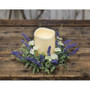 `+Led Timer Pillar W/Lavender Candle Ring G2519800