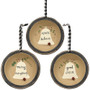 Always Believe Dish Ornament (Pack Of 3) G35074