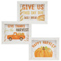 Give Thanks For The Harvest Easel Sign (Pack Of 3) GH34985