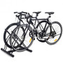 Black Bike Stand Cycling Rack Floor Storage Organizer For 2-Bicycle (Tl29220)