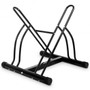 Black Bike Stand Cycling Rack Floor Storage Organizer For 2-Bicycle (Tl29220)