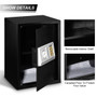 Black 1.8 Cubic Feet Digital Electronic Safe Box Keypad Lock (Hw66068)