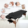 Black New 84"L Portable Massage Table Facial Spa Bed Tattoo With Free Carry Case - (Hb85207Bk)