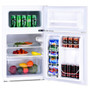 White 3.2 Cu Ft. Compact Stainless Steel Refrigerator- (Ep22672Wh)