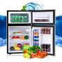 Gray 3.2 Cu Ft. Compact Stainless Steel Refrigerator- (Ep22672Gr)