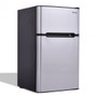 Gray 3.2 Cu Ft. Compact Stainless Steel Refrigerator- (Ep22672Gr)