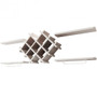 White Set Of 5 Wall Mount Wine Rack Set With Storage Shelves- (Hw57392Wh)