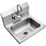 Stainless Steel Wall Mount Washing Sink Basin With Faucet (Tl33853)