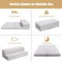 25 D Foam 180 G Mesh 4" Tri-Fold Sofa Bed Foam Mattress With Handles-Full Size (Ht1118F-Xl)