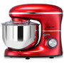 Red 6 Speed 6.3 Qt Tilt-Head Stainless Steel Electric Food Stand Mixer- (Ep23693Re)