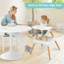 Khaki 4-In-1 Baby Wooden Convertible High Chair - (Bb0484Sa)