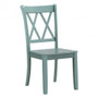 Rubber Wood Set Of 2 Cross Back Wood Dining Chair (Hw65270)