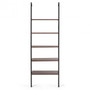 Brown 5-Tier Metal Frame Ladder Shelf - (Hw61925Cf)