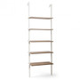 White 5-Tier Metal Frame Ladder Shelf - (Hw61925Wh)